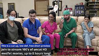 Aria Nicole Dominates Channy Crossfire! Humiliation And Spreading In Latex Gloves!