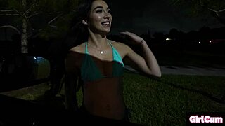 I saw this hitchhiking slut thanking a fat cock for the ride, and she had such a tight pussy.