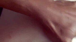 Redhead amateur takes big black cock in homemade scene.