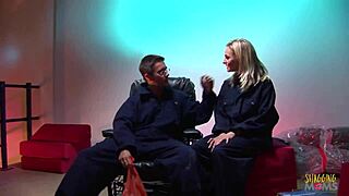 I see horny blonde milf craving her pussy licked and fucked hard