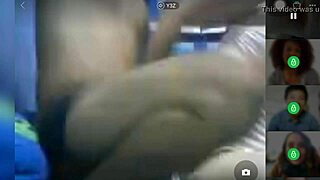 Pregnant Indonesian teen masturbates live on webcam