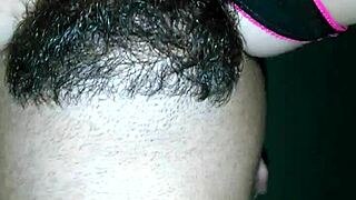 boldly licking tight teen pussy from behind