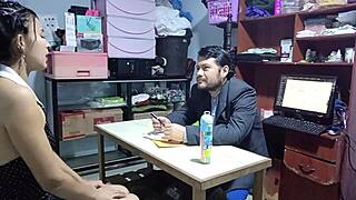 Secretary Feels Intense Pleasure Securing Job With Boss