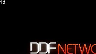 The dominatrix lady uses a clamp to educate her brunette maid in bdsm.