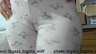 Hey, Pajamas Masturbate With Big Ass And Camel Toe Fun