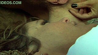 Blonde milf and brunette friend strapon fuck passionately