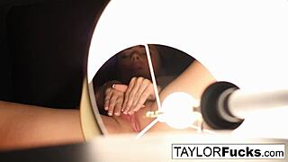 Taylor enjoys some alone time in her hotel room