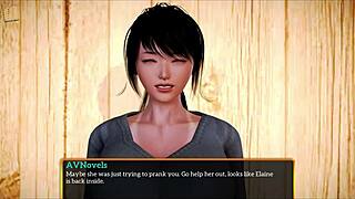 Playing a fun game with my new family 😊