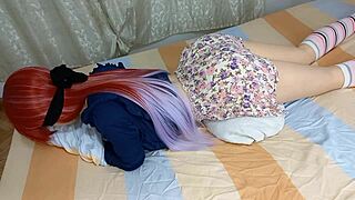 my horny stepdaughter is a virgin and uses a ballet skirt to give me an erection then lets me penetrate her anus all night