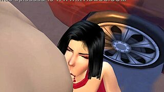Does Bella Goth give a public blowjob in Sims 4?