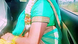 housewife, talk dirty while fucking that stranger in the car