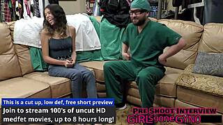 Aria Nicole And Doctor Raven Rogue In New Scrubs With Tickling And Feet Fetish In Hospital