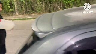 Wife cheats on cuck with big black guy on the street 😏