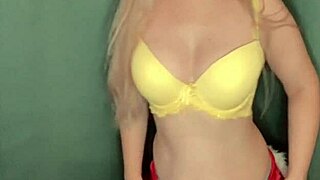 Hey, this is a music clip with a belly dancer in glasses and long nails