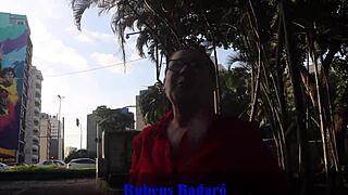 Black Guy Fucks Grandma's Pussy In Motorhome On Sao Paulo Streets