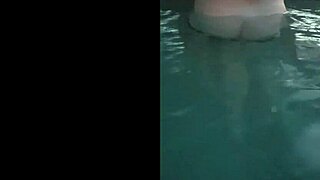 Hot tub fun with a white teen in the jacuzzi