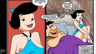 ¿história em quadrinho pornô hq pornô - os flintstones - cuidando do vizinho na noite de natal?