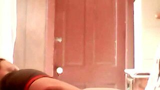 Deep anal insertion with toys