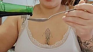 When I get horny, the light turns on. Want to see my tits?