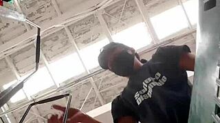 Big Ass Latina In Supermarket!