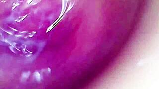 camera inside my juicy pussy as i cum hard
