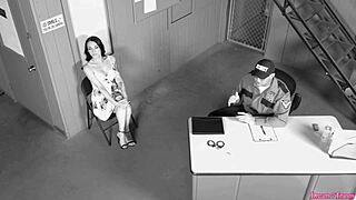 Is the shoplifter a crossdressing shemale?