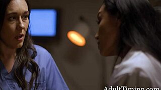 Asian Doctor Exploits Lesbian Nurses Crush