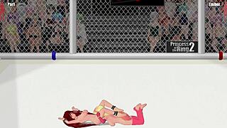 Princess of the ring 2 Paris vs Ember catfight.