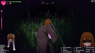 In this hentai game, the Japan office lady gets exposed in 3D part 1