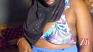 Workout session turns into hot lesbian strap-on sex with detailed actions