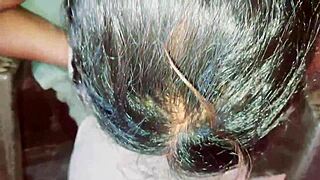 Husband Pounds Asian Wife's Asshole In Hut!