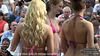 Squirt queen Amanda Sample behind scenes.