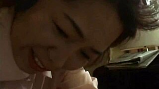 Japanese Couple Fucks with Hairy Pussy in Daytime