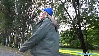 Lost dog leads to hot outdoor sex with public agent. 😜