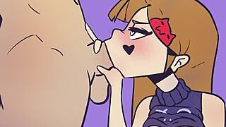 Girl Arrives to Fuck Her Boyfriend Lakrishub in Cartoon Style