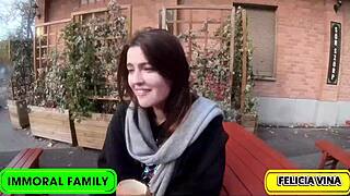 Felicia Vinas Booty Gets Double Stuffed By Dan