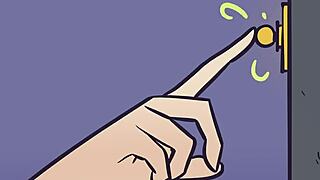 Girl Arrives to Fuck Her Boyfriend Lakrishub in Cartoon Style