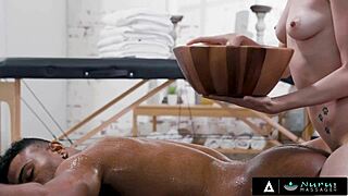 kyler quinn pleases clients in nuru