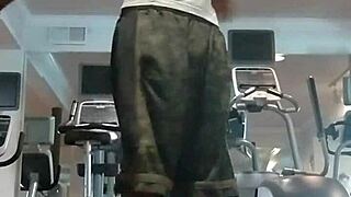 Pretty mature woman in dorm with husband, skinny and fit