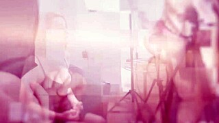 british blonde teacher gives bold jerk off instructions while smoking