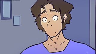 Girl Arrives to Fuck Her Boyfriend Lakrishub in Cartoon Style