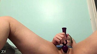 Petite Blonde Boldly Masturbates In Intense Solo Session!