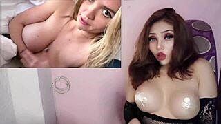 fucking my dildo with huge mature big tits and gaping pussy lips