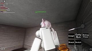 Two whores on Roblox get fucked in detailed scenes