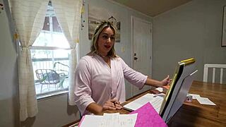 My step-mom needs a co-star for her video.