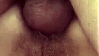 fuck that vintage hairy pussy hard with blowjob action