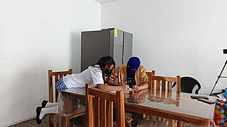 Prima practices seducing her master in lingerie