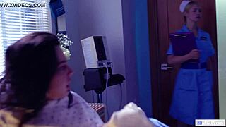 i'm in this weird hospital with lesbian nurses and doctors fucking me