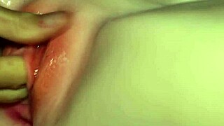 He masters vaginal fingering on petite real doll for huge orgasms.