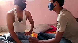 Girlfriend fucked with friend in first desi threesome